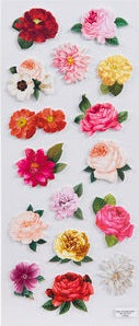 Foam Floral Stickers