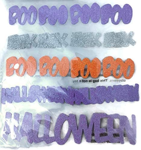 Halloween Foam Word Stickers