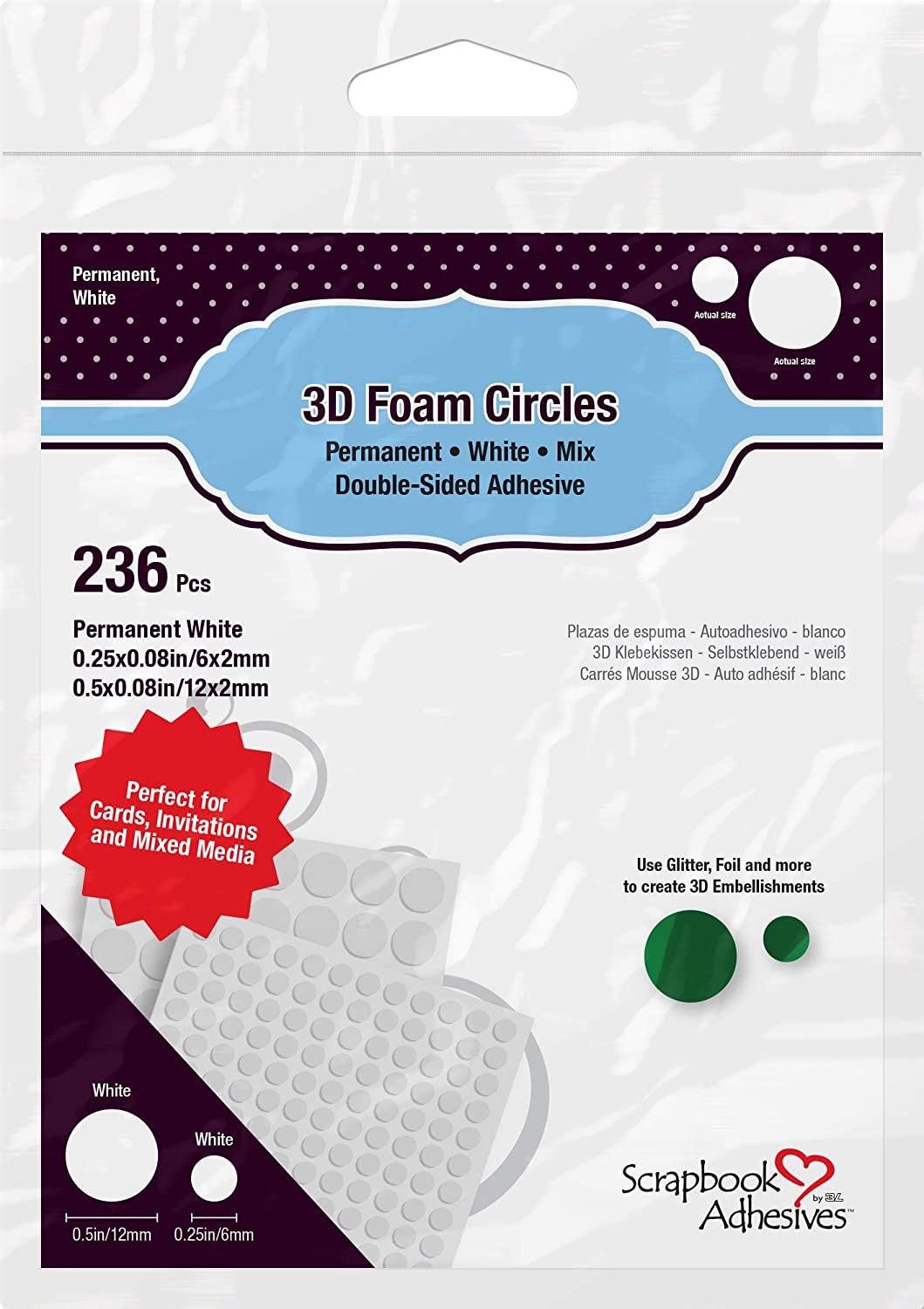 Foam Circle Adhesive Dots