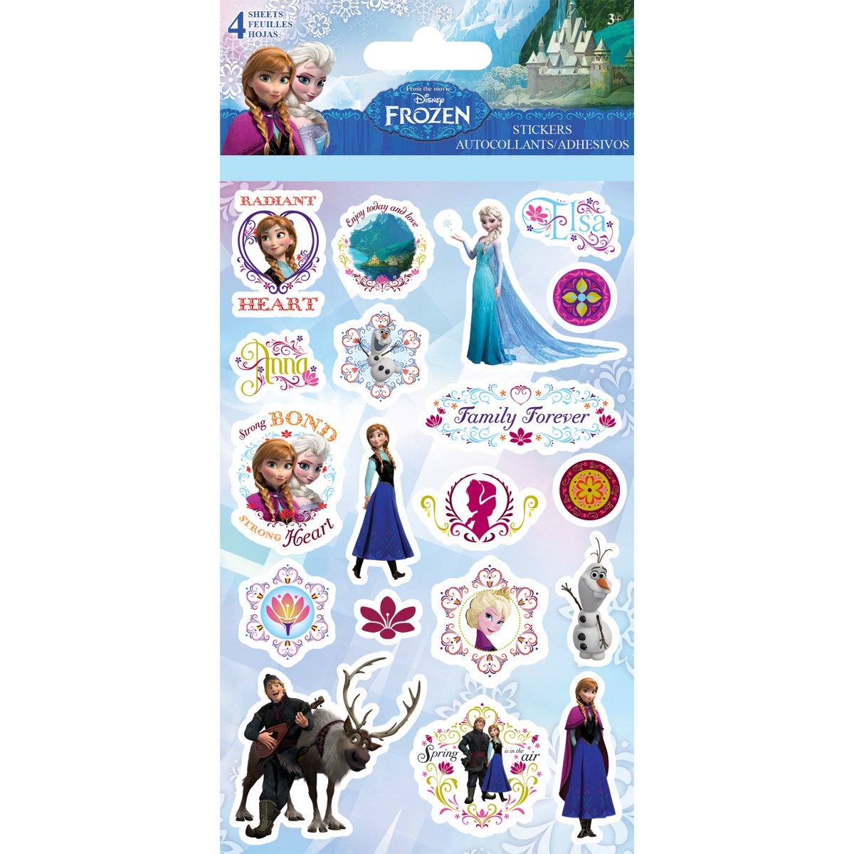 Store Frozen Sticker Frozen Stickers Pack - 4 Sheets – Country Croppers