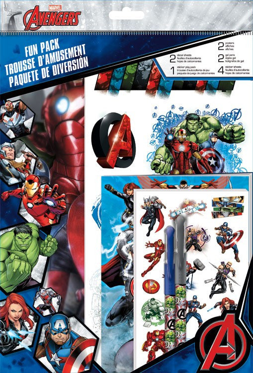 Fun Packs Stickers - Marvel Avengers Assemble Toys Decals
