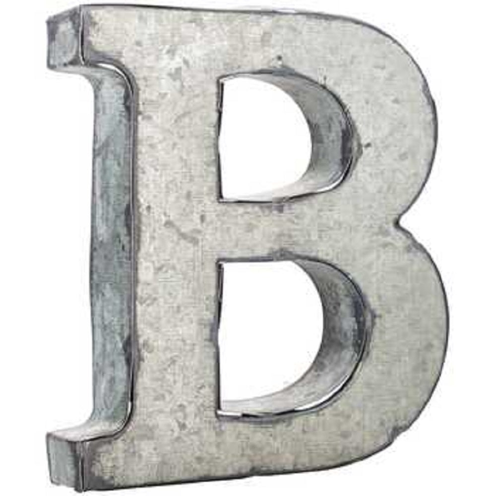 Metal Letter B