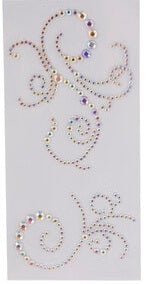 Flourish Rhinestone Stickers