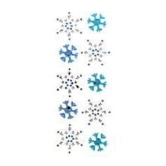 Snowflake Rhinestone Stickers