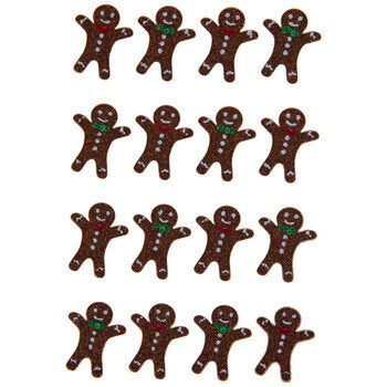 Gemstone Gingerbread Stickers