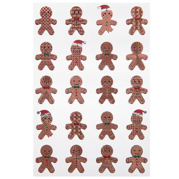 Gingerbread Lenticular Stickers
