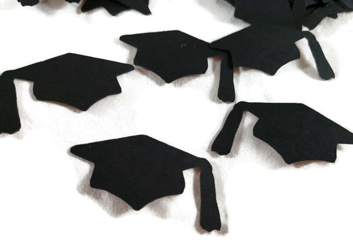 Graduation Caps Die Cut Confetti