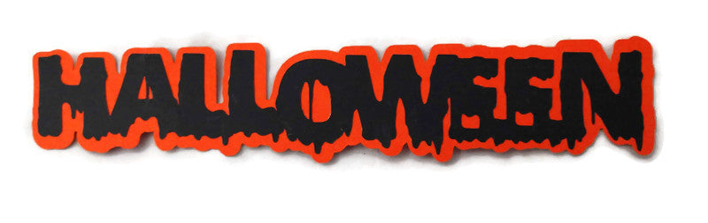 Halloween Paper Piecing Title