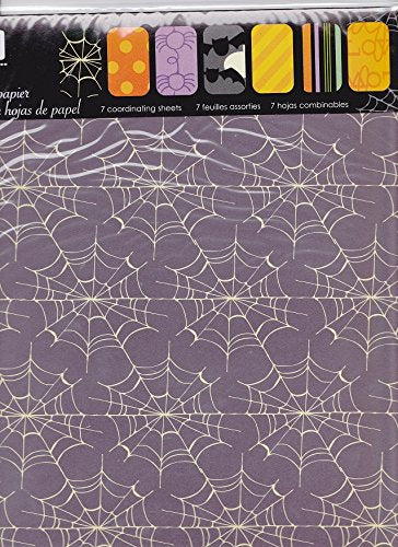 12x12 Halloween Paper Pack - 7 Sheets