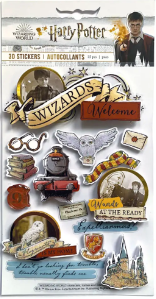 Harry Potter 3D Watercolor Sticker