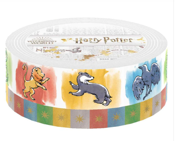 Harry Potter Watercolor Houses Washi Tape
