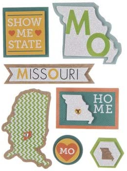 Missouri Scrapbook Stickers