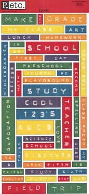 School Label Stickers by Pebbles Inc