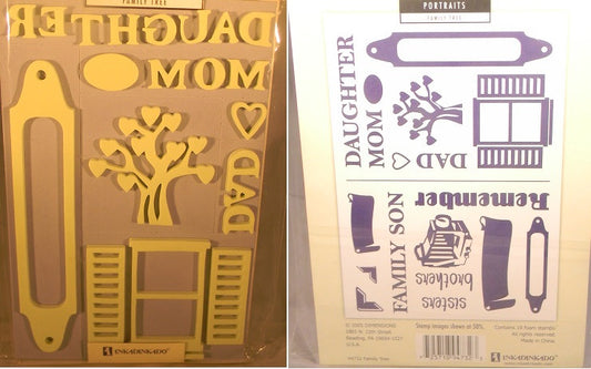 Family Tree Foam Stamp Set - 2 Sheets