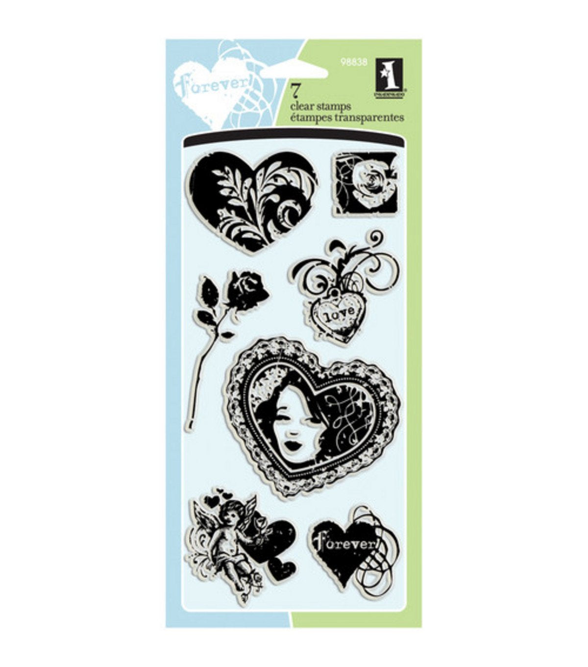 Inkadinkado Love and Hearts Stamp Set