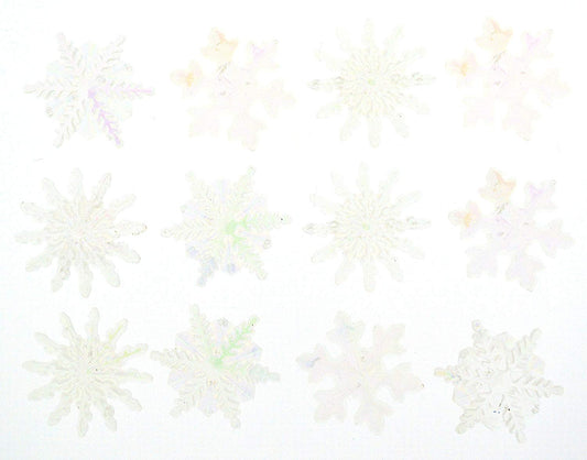 Crystal Snowflakes Buttons by Dress It Up