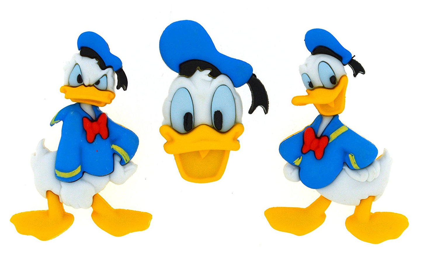 Donald Duck Disney Character Button Embellishments