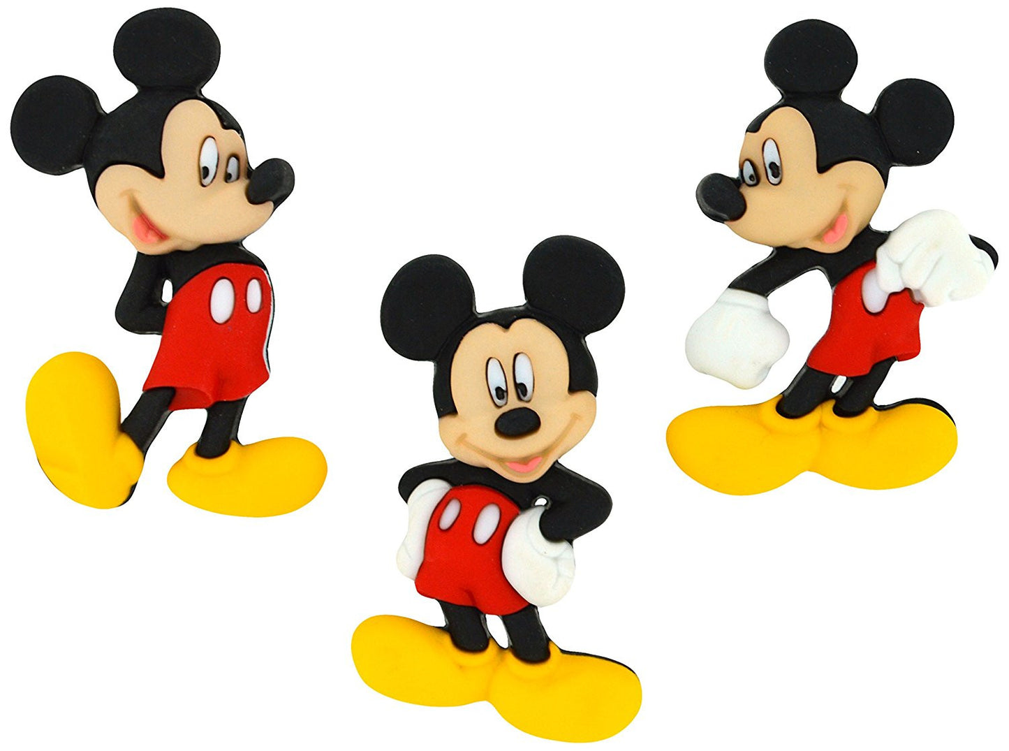 Mickey Mouse Disney Character Button Embellishments
