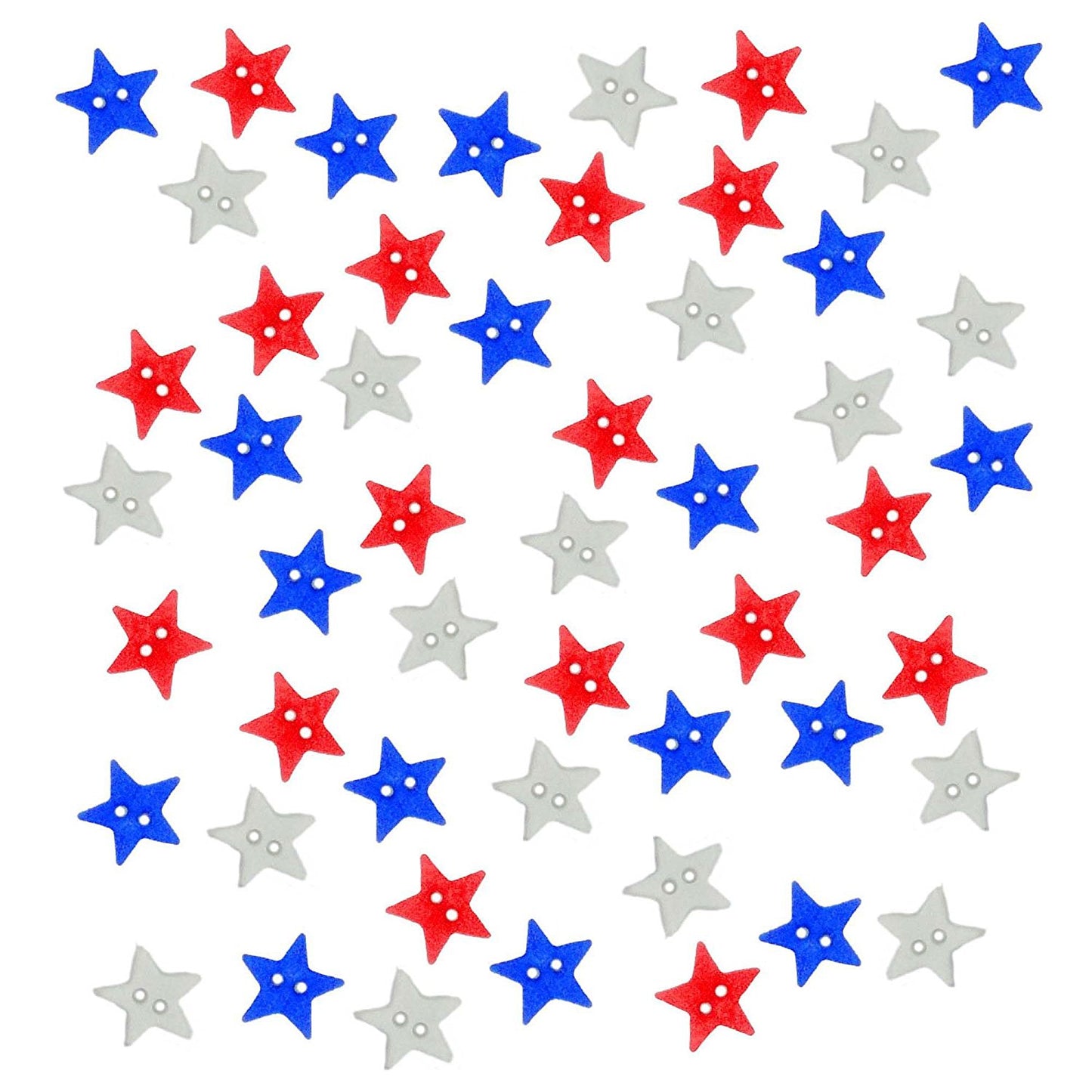 Star Spangled Buttons Embellishments by Jesse James