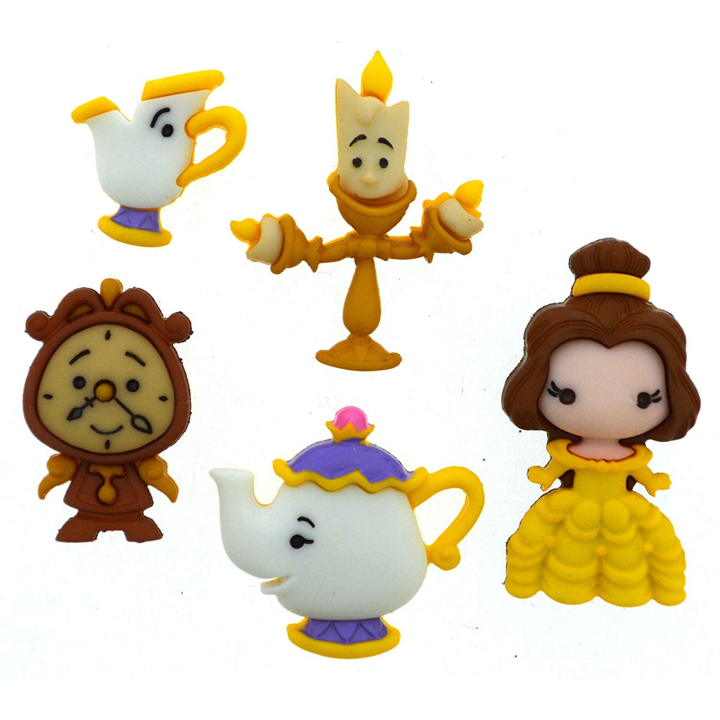 Beauty and the Beast Disney Buttons