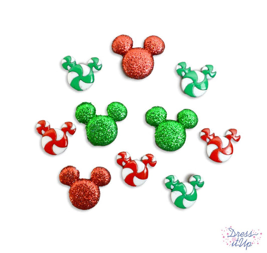 Disney Mickey Holiday Candies Buttons