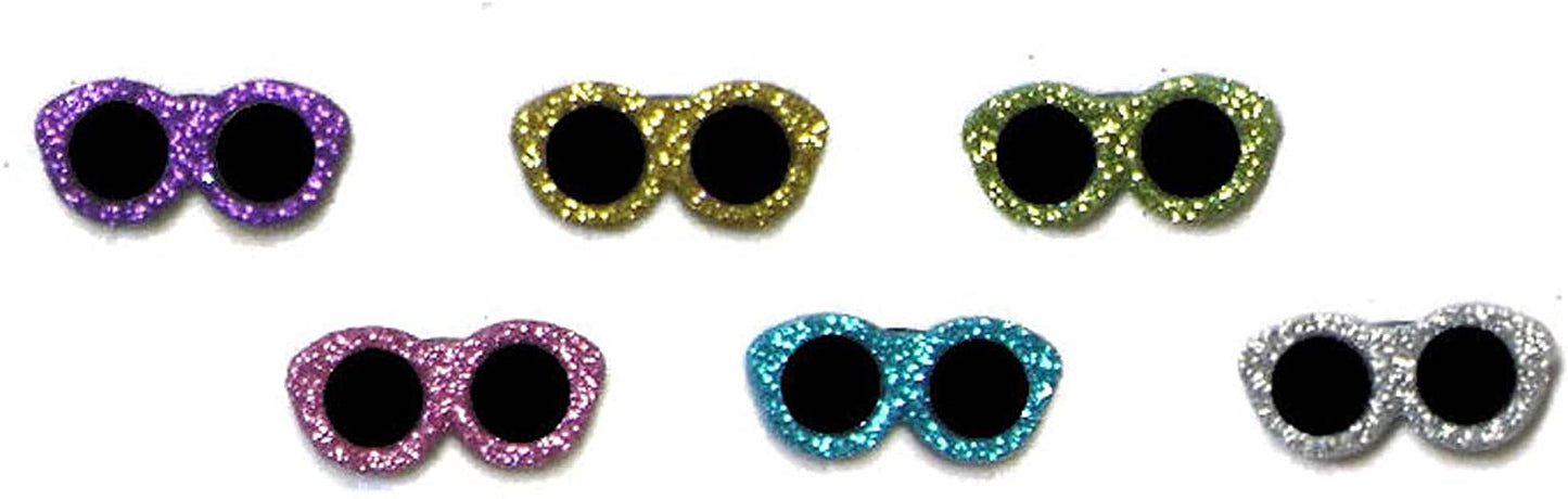 Glitter Sunglasses Buttons