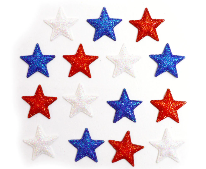 Stars and Stripes Patriotic Buttons