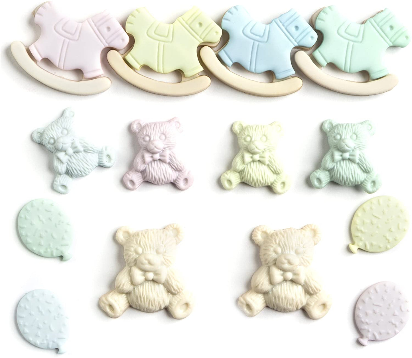Teddy Bear Picnic Baby Buttons Set