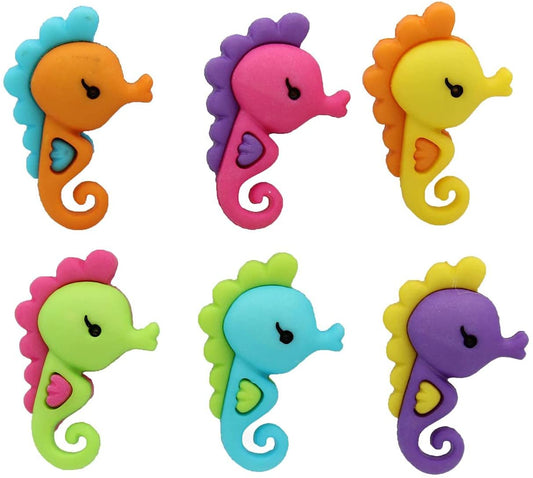 Under the Sea Seahorse Buttons