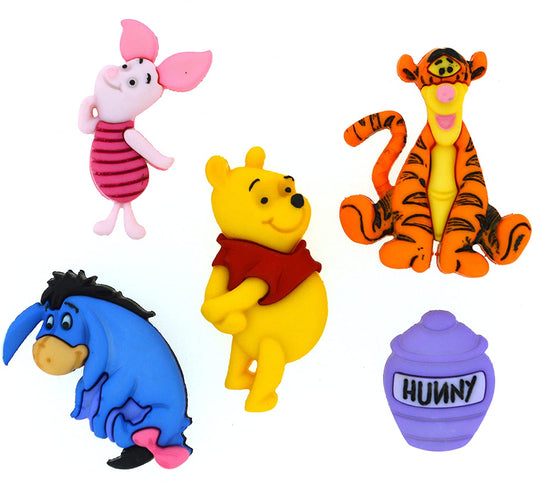 Winnie the Pooh Buttons