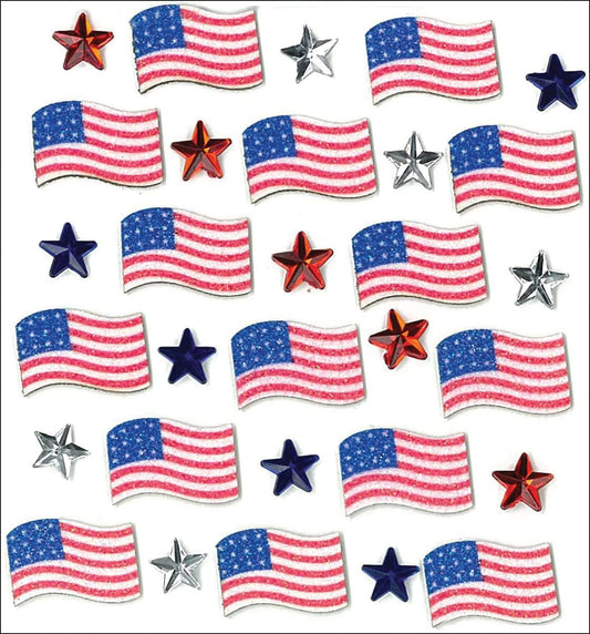 4th of July Patriotic Stickers by Jolees