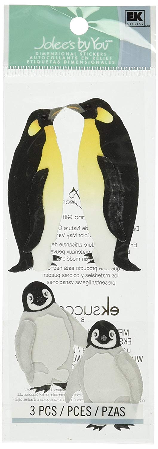 Jolees Penguin 3d Stickers