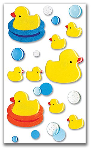 Jolees Rubber Duckies Stickers 3d