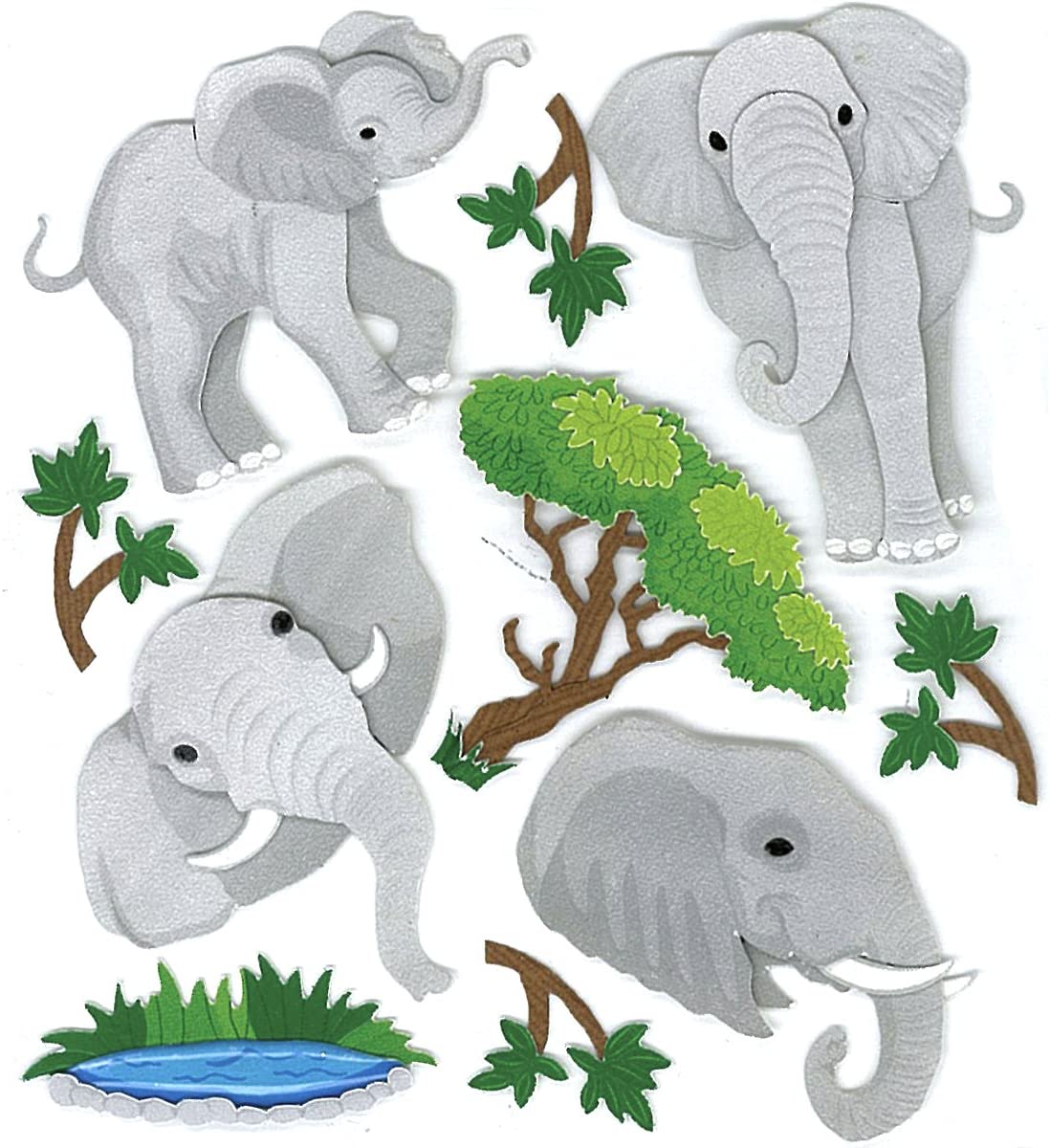 Jolees Elephant Stickers