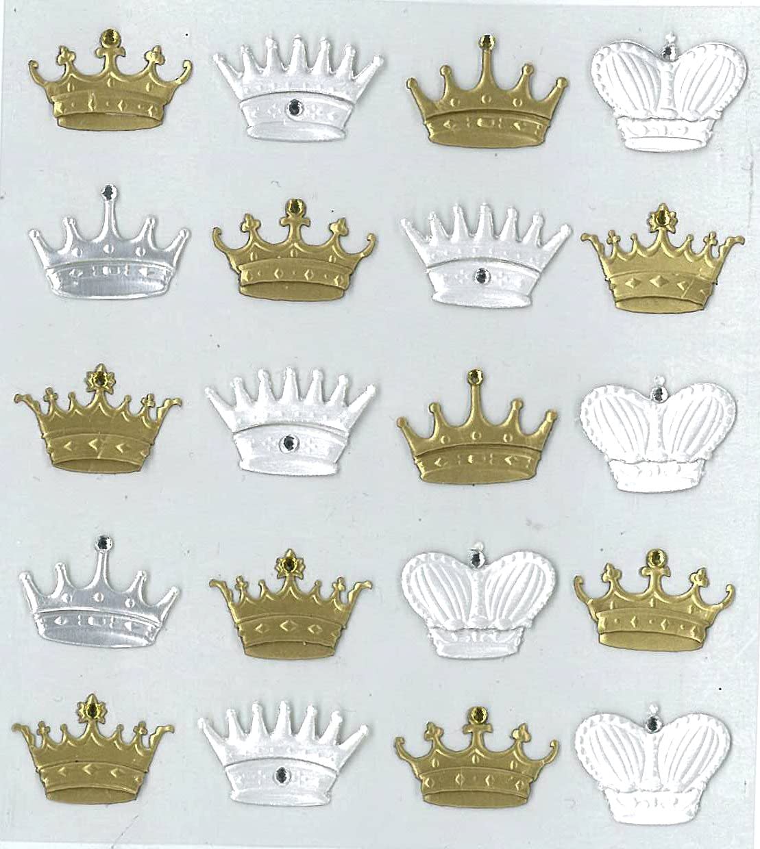 Mini Crown Repeat Stickers by Jolees