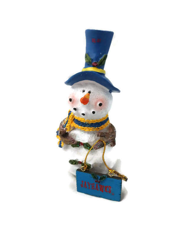 Kansas Jayhawks Snowman Figure