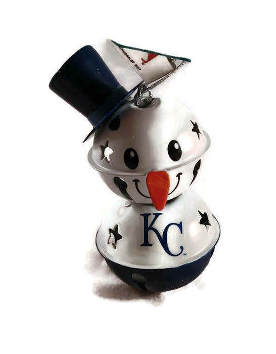 Kansas City Royals Snowman Bell Ornament
