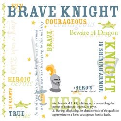 Karen Foster Brave Knight Rubon Stickers