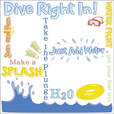 Splash RubOn Stickers by Karen Foster