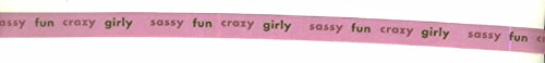 My Girl Satin Ribbon by KI Memories