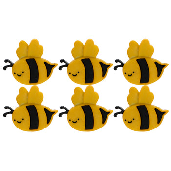 Bumblebee Bee Buttons - Set of 6