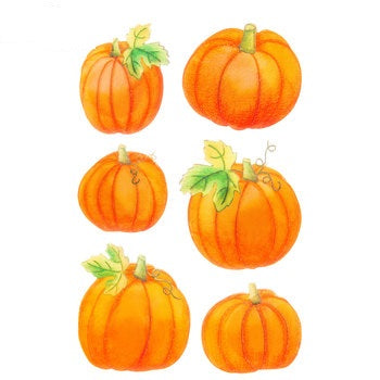 Fall Autumn Pumpkin Stickers