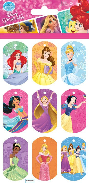 Lenticular Disney Princess Stickers