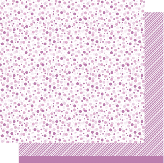 Lawn Fawn Grape Fizz - All the Dots Paper