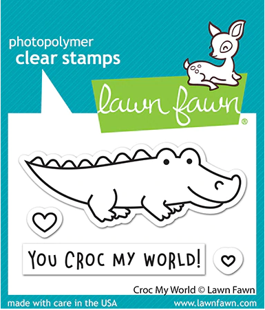 Croc My World Clear Stamp Set