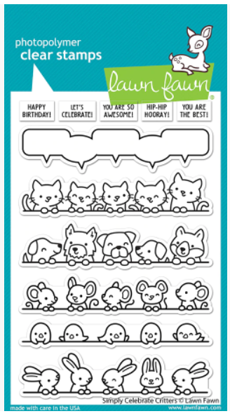 Lawn Fawn Celebrate Critters Stamp Set