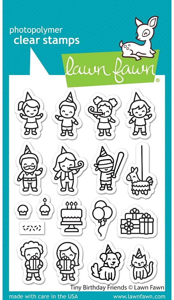 Tiny Birthday Friends Lawn Fawn Stamps