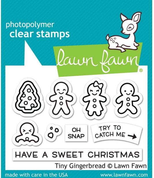 Lawn Fawn Tiny Gingerbread Stamps