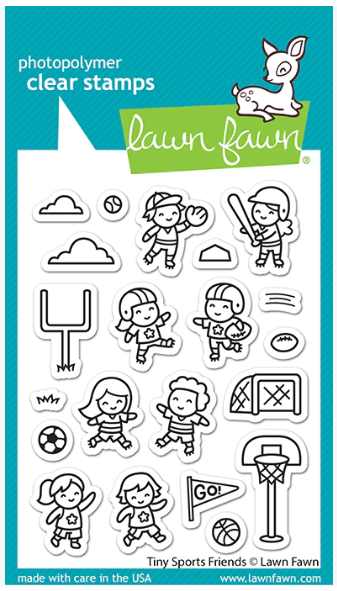 Lawn Fawn Tiny Sports Friends Stamps