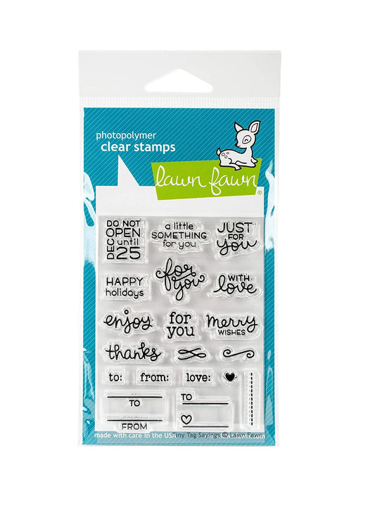 Lawn Fawn tiny Tag Stamps